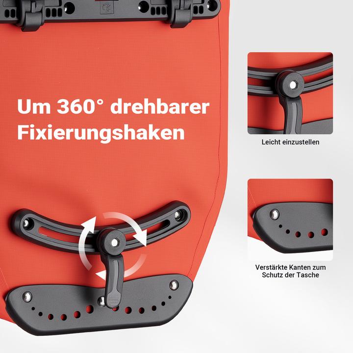 Produktbild Wiltec Gepäckträgertasche (28 l, Gepäckträgertasche)