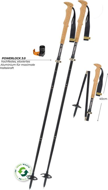 Image du produit Komperdell FX Lite Carbon Vario Summit Compact (105 - 125 cm)