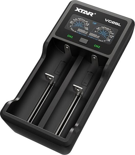 Actual product image Xtar VC2S Charger (1 pcs., D, AAAA, AAA, A, AA, C, Battery + charger)