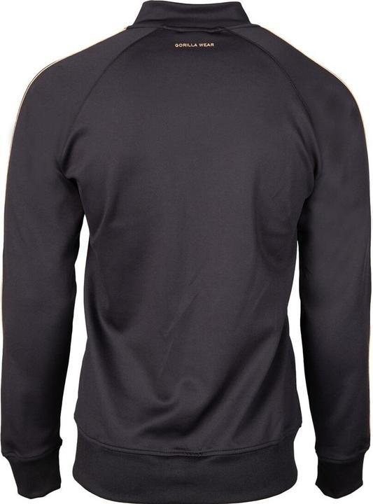 Actual product image Gorilla Wear Reversible Track Jacket Black/Gold (L)