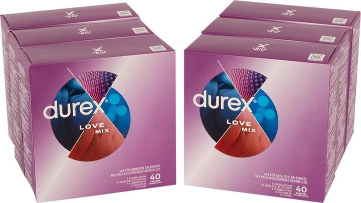 Image du produit Durex Love Mix 40pcs Paquet avantage (240 pcs)