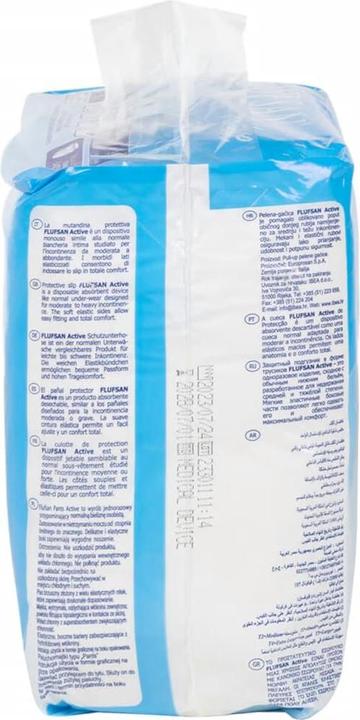 Nutritional values and ingredients VidaXL Flufsan incontinence trousers for adults 14 pcs. Size (14 x, M)