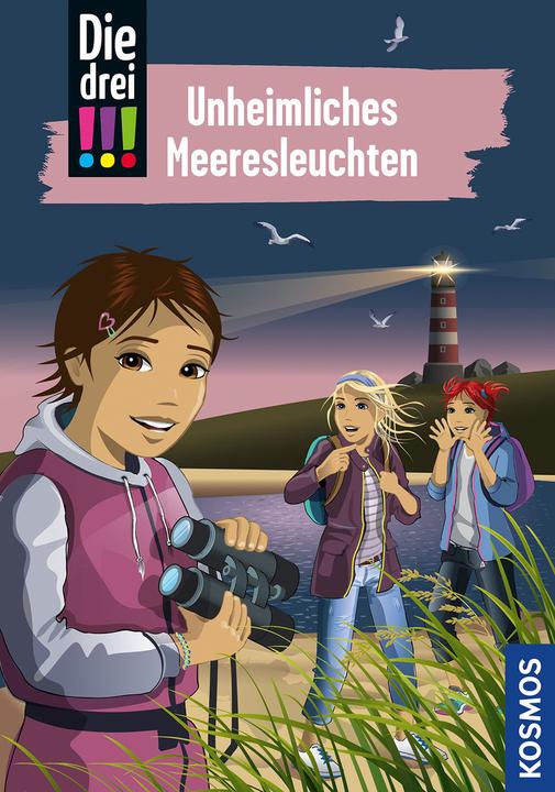 Produktbild Kosmos Die drei!!!, 94, Unheimliches Meeresleuchten (Deutsch, Jule Ambach, 2022)