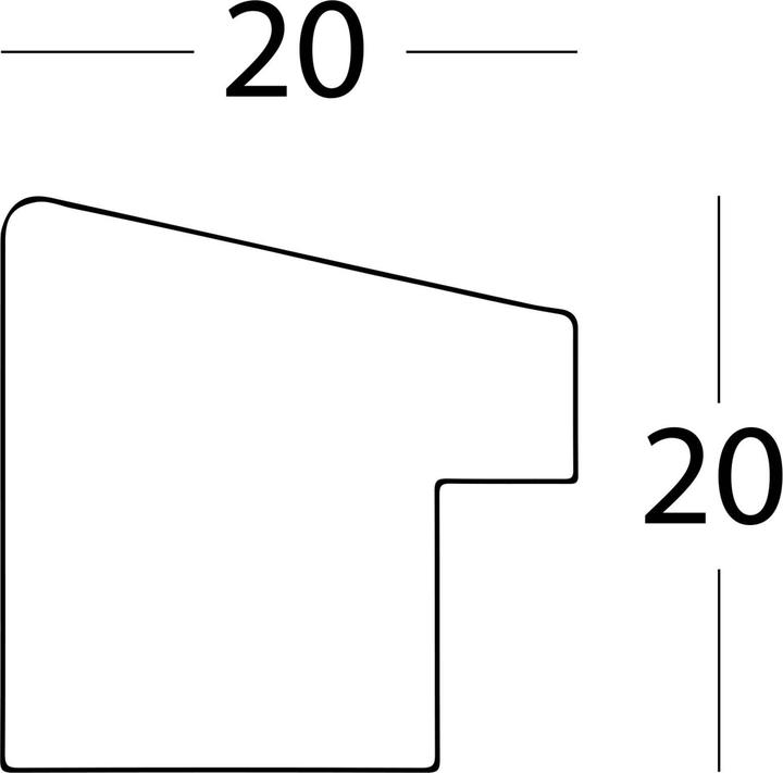 Produktbild Walther Design Fiorito 40x40 Holz inkl. Passepartout (40 x 40 cm)