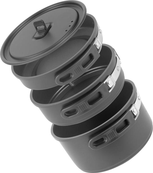 Produktbild Stahlwerk Campingkocher 2 in1 Elektrokocher Gaskocher Outdoor Camping Koch Set
