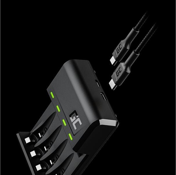 Produktbild GreenCell VitalCharger (GRSETGC01) (4 Stk., AA, 2000 mAh, Akku)