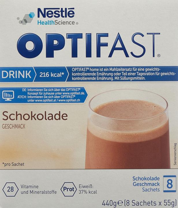 Produktbild Optifast Drink Schokolade (1 Stück, Pulver, 55 g)