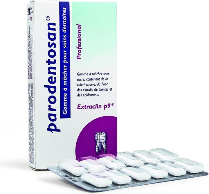 Actual product image Parodentosan Dental care chewing gum (24 Piece, Gummies, 47 g)