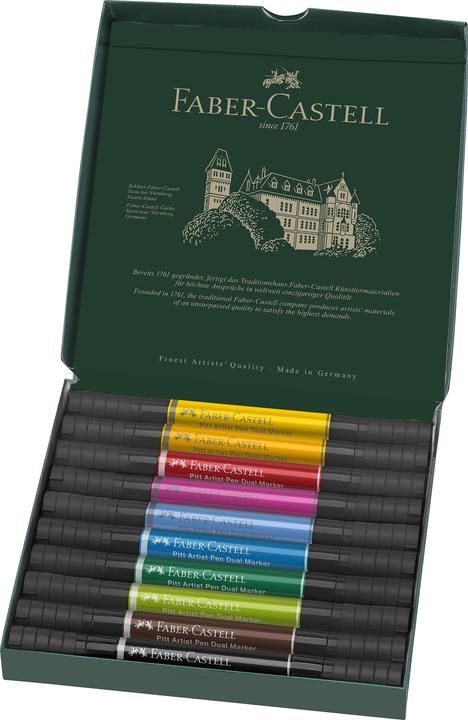 Produktbild Faber-Castell Tuschestift (Mehrfarbig, 10 x)