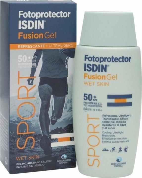 Actual product image Isdin Fotoprotector Fusion Gel Sport (Sun cream face, SPF 50+, 100 ml)