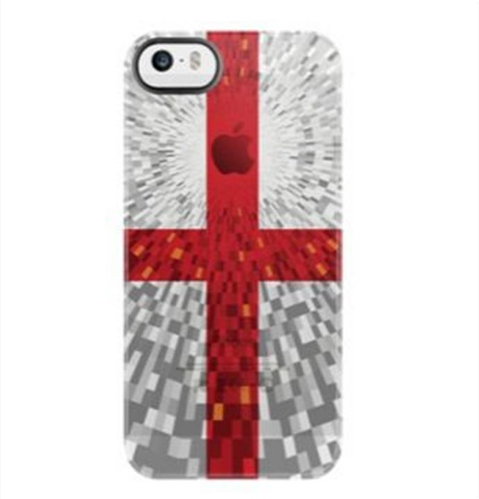 Actual product image Uncommon Deflector Case for iPhone 5/5S/SE England Tile Flag (Apple iPhone 5s, Apple iPhone 5)