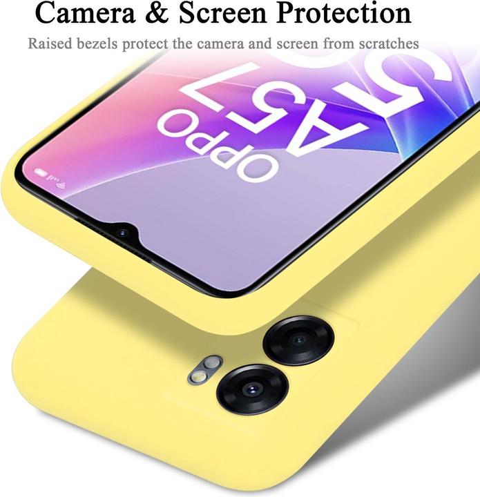 Immagine prodotto Cadorabo Custodia in silicone liquido TPU per Oppo A57 5G / A77 5G / Realme V23 (Realme V23 5G, Oppo A57 5G, Oppo A77 5G)