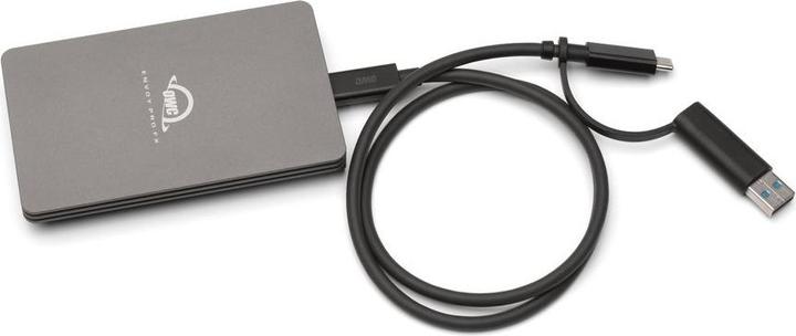 Productafbeelding OWC 2TB Envoy Pro FX Thunderbolt 3+ USB-C draagbare NVMe SSD - Solid State Disk - NVM (2000 GB)