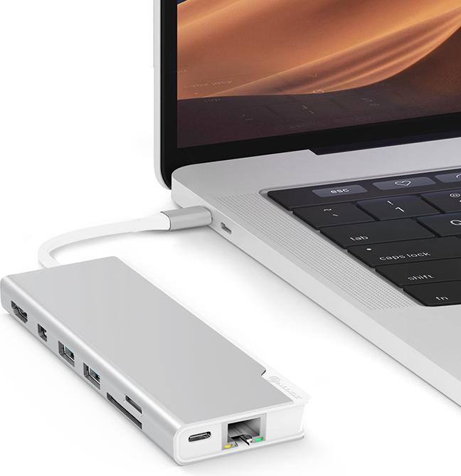 Produktbild Alogic Uldpls-Slv (USB-C, 7 Ports)