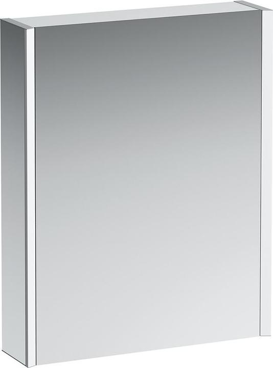 Actual product image Laufen Running Frame 25 mirror cabinet, lighting vertical, ambience light, 750x600, stop left