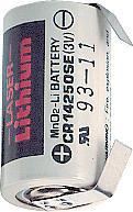 Image du produit Sanyo Pile primaire, 3V, 1/2AA, au lithium (CR 1/2AA, 850 mAh)
