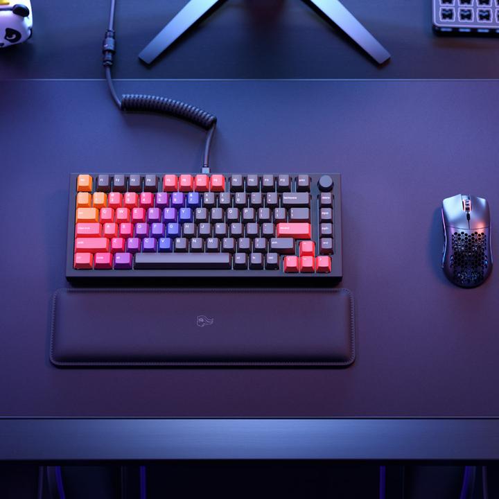 Produktbild Glorious PC Gaming Race GPBT Keycaps - 114 PBT Tastenkappen, ANSI, US-Layout - Celestial Fire