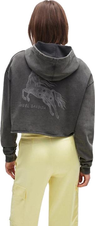 Actual product image HUGO Womens/Ladies Dephana 2 Relaxed Fit Crop Hoodie (34 D)