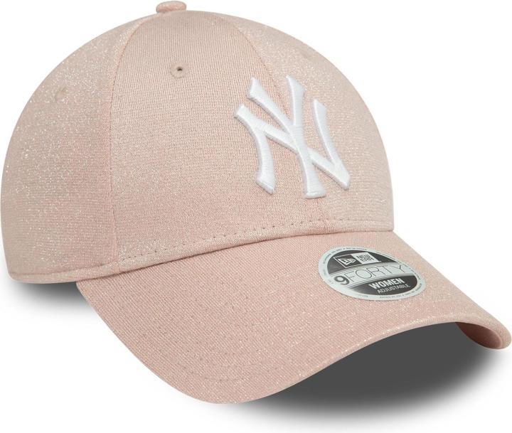 New Era 9Forty Damen Cap - GLITTER New York Yankees rosa