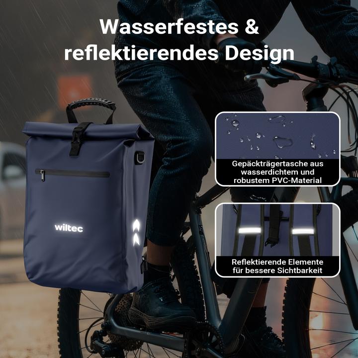 Immagine prodotto Wiltec Gepäckträgertasche (25 l, Borsa portapacchi)