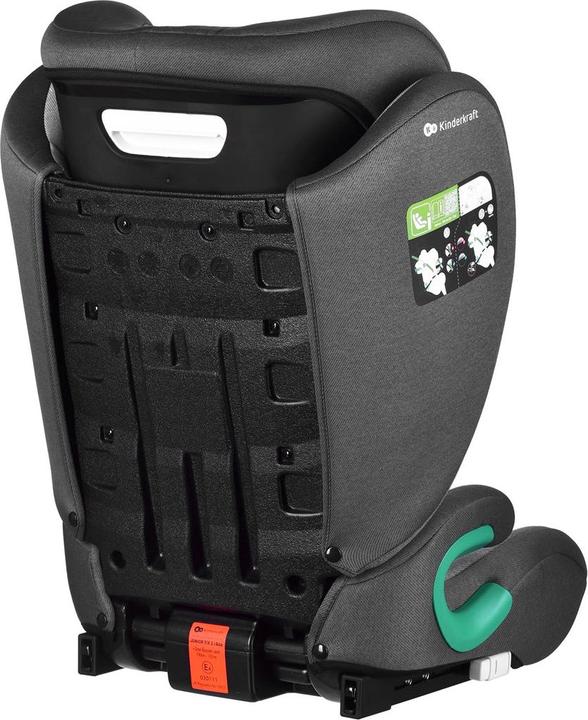 Actual product image KinderKraft Junior Fix 2 I-Size Rocket Grey (Child seat, ECE R129/i-Size Standard)