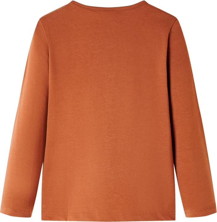 Produktbild VidaXL Kinder-Langarmshirt Cognac 92,Material: 95 % Baumwolle. 5 (92)