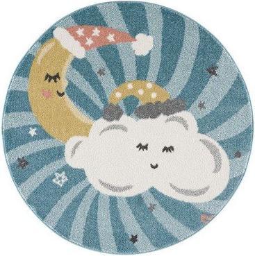 Image du produit Paco Home Tapis enfant Montagne Nature Bleu (80 x 150 cm)