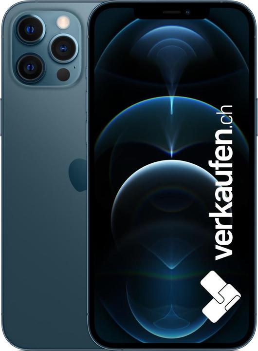 Produktbild verkaufen.ch iPhone 12 Pro Max (128 GB, Pacific Blue, 6.70", 12 Mpx, SIM + eSIM, B / Sehr gut)