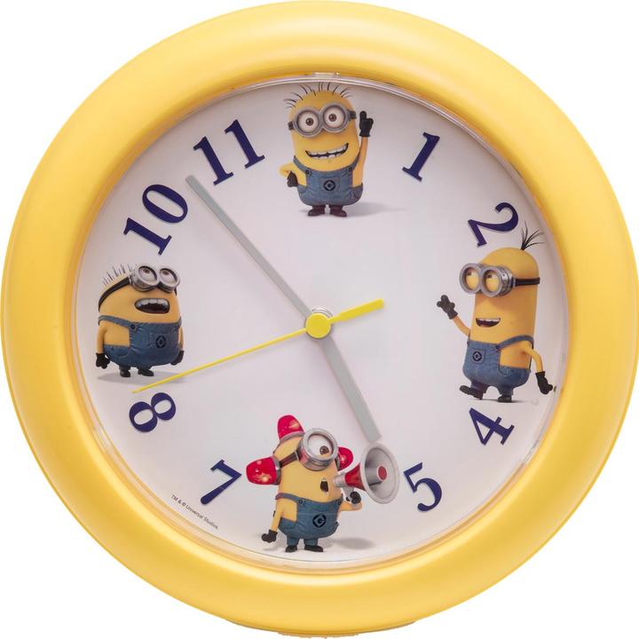 Immagine prodotto Minions Orologio Da Parete 24 cm Con 4 Frasi Originali Dei (24 cm)
