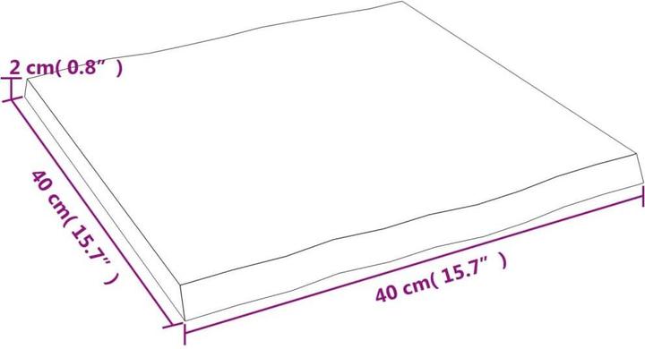 Produktbild VidaXL Chaim (40 x 40 x 2 cm)