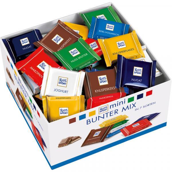 Ritter Sport Il mini colorato nella scatola di conservazione (1344 g)