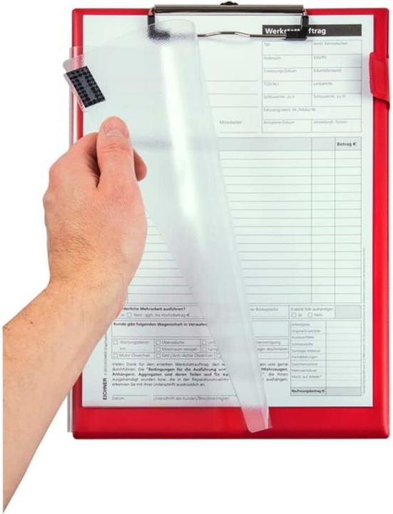 Produktbild Eichner Auftragstasche mit Klettverschluss DIN A4 blau (A4, 10 x)