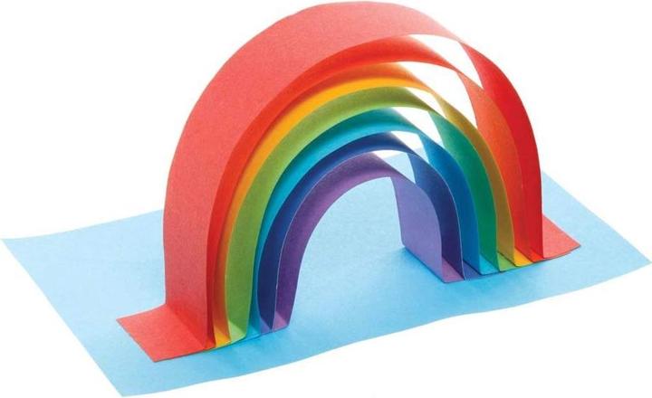Image du produit Baker Ross Rainbow - paquet de 126 feuilles de papier et carton A4 (126 x)