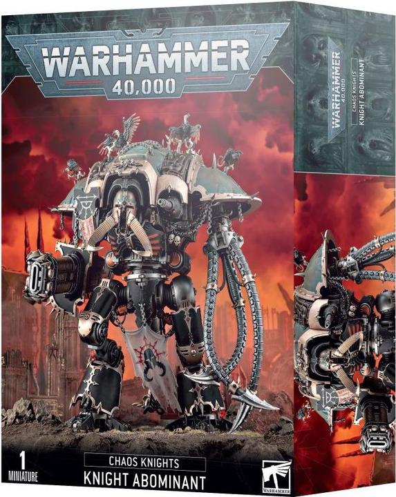 Actual product image Games Workshop Warhammer 40,000 - Chaos K. Knight Abominant (Plastic)