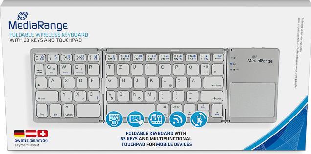 Actual product image MediaRange Wireless keyboard 63 (use A) (DE, Wireless)