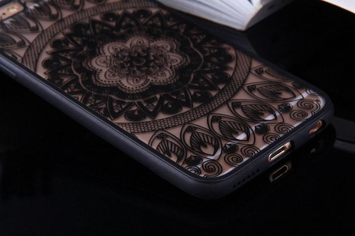 Produktbild König Design Xiaomi Redmi Note 4 Handy Hülle Mandala Case Schutzhülle Motiv Kreis Schwarz Neu (Xiaomi Redmi Note 4)
