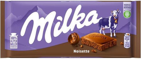 Actual product image Milka Noisette chocolate (110 g)