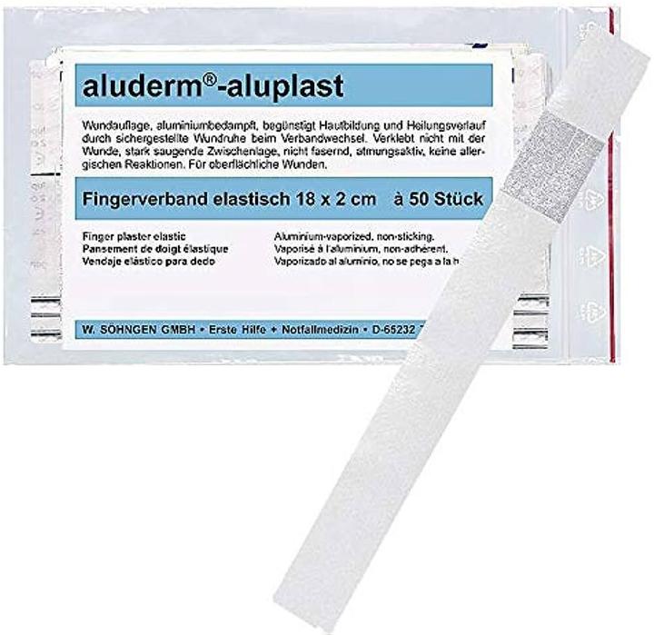 Image du produit Söhngen aluderm aluplast bandage élastique pour doigt 18x2cm, 50 pièces, à l'unité (50 x)