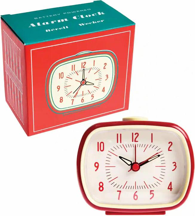 Actual product image Rex London Retro alarm clock