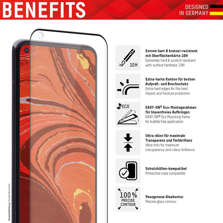 Actual product image Displex Real Glass, 2D Panzerglas (1 Piece, Xiaomi 12T Pro, Xiaomi 12T)