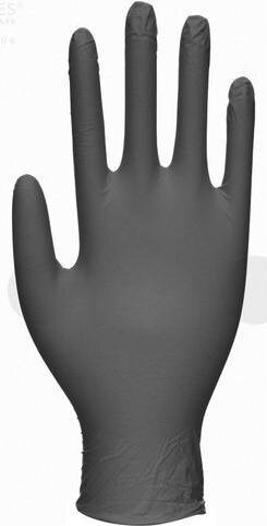 Produktbild Nitrex Handschuhe GP0033 Nitril Medium (M) Schwarz (M)