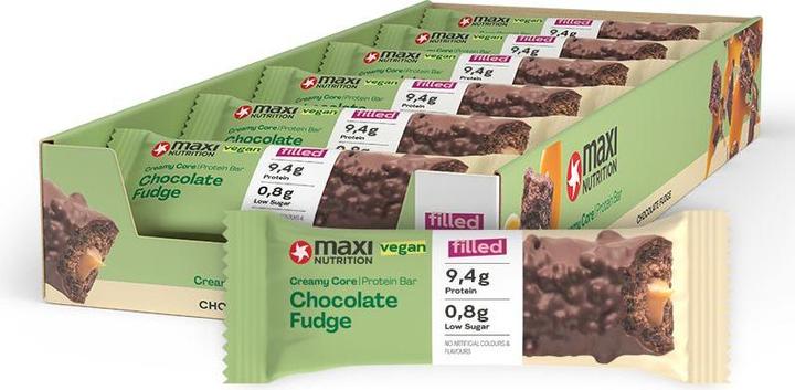 Immagine prodotto Maxi Nutrition Barretta proteica Creamy Core Chocolate Fudge vegan (Cioccolato, 1 pz., 45 g)