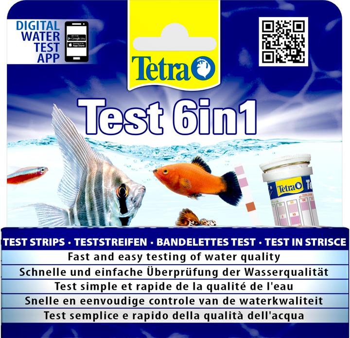 Produktbild Tetra 6 in 1 Teststreifen (Wasserpflege Aquarium)