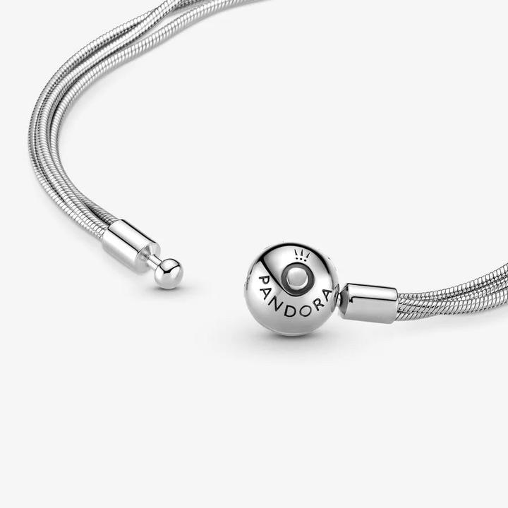 Produktbild Pandora Armband Moments Multi Snake Chains (20 cm, Sterling Silber 925)