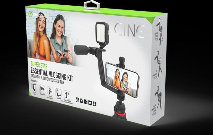 Actual product image DigiPower Vlogging Kit Superstar Essential (5 pieces) (Plastic)