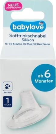 Produktbild dm babylove Babylove, weiches Silikon -Mundstück, Grösse 2, ab 6 Monaten, 1 Stück