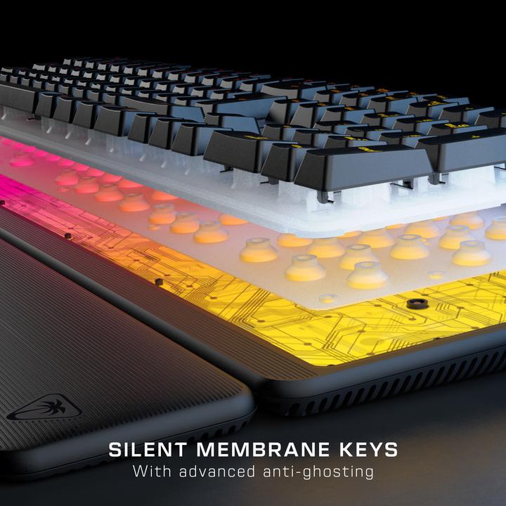 Produktbild Turtle Beach TURTLE B. Magma RGB Membrane Keyboard TBK100402 CH-Layout (CH, Kabelgebunden)
