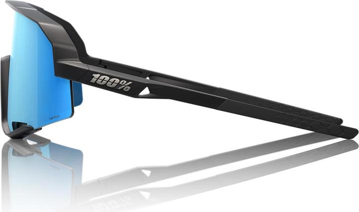 Produktbild 100% Slendale - Matte Black - HiPER Blue Multilayer Mirror L (Matte Black, HiPer blue multilayer mirror)