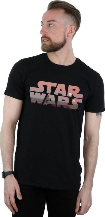 Actual product image Star Wars Mens Tatooine Logo Cotton T-Shirt (M)