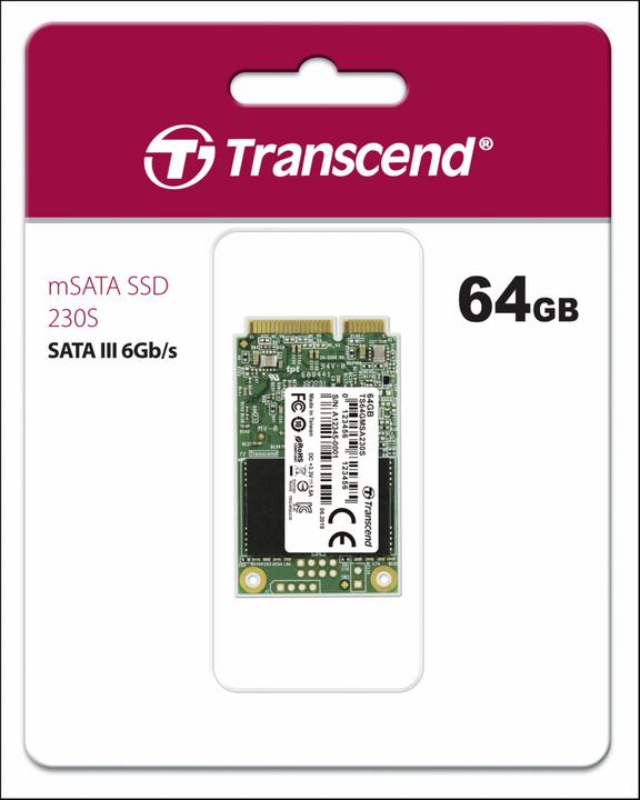 Produktbild Transcend TS64GMSA230S (64 GB, mSATA)